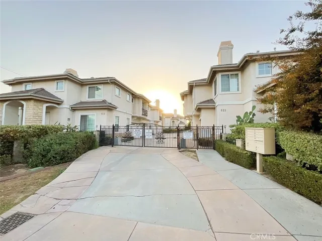 outside of the gated community