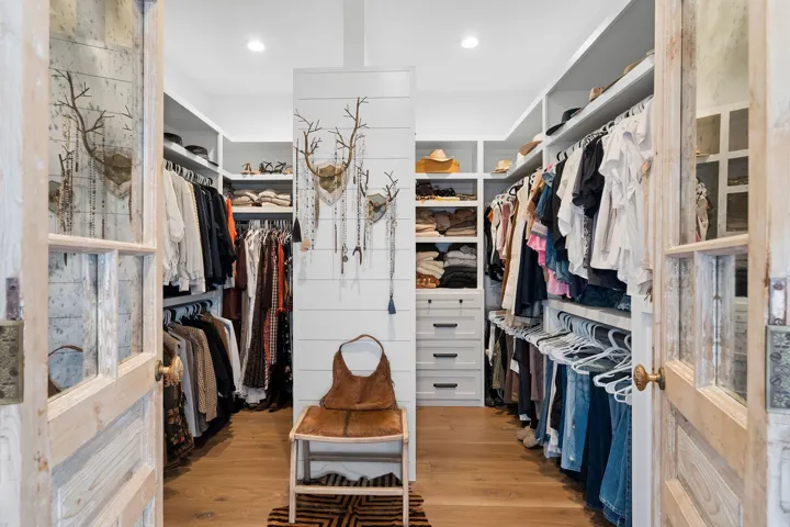 One of Two walk in closets