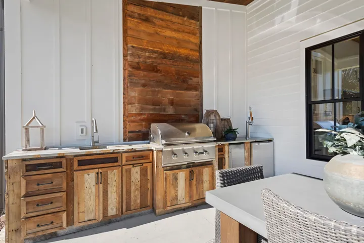 Grill, Sink, Refrigerator, Kegerator