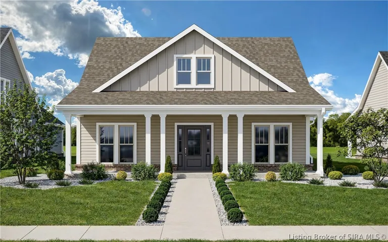 Rendering is for illustrative purposes only and reflects the selected exterior color scheme; actual appearance, materials, landscaping, and final details may vary.