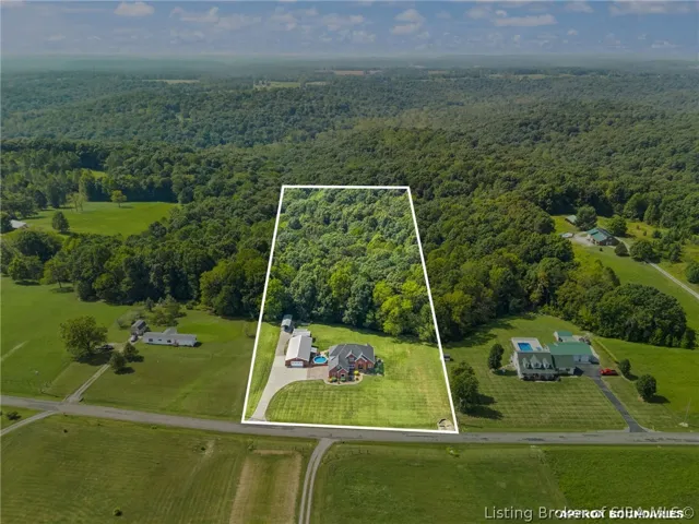 SEVEN FULL AMAZING ACRES. BUTTS UP TO 250 ACRES HOOSIER NATURAL FORESTY
