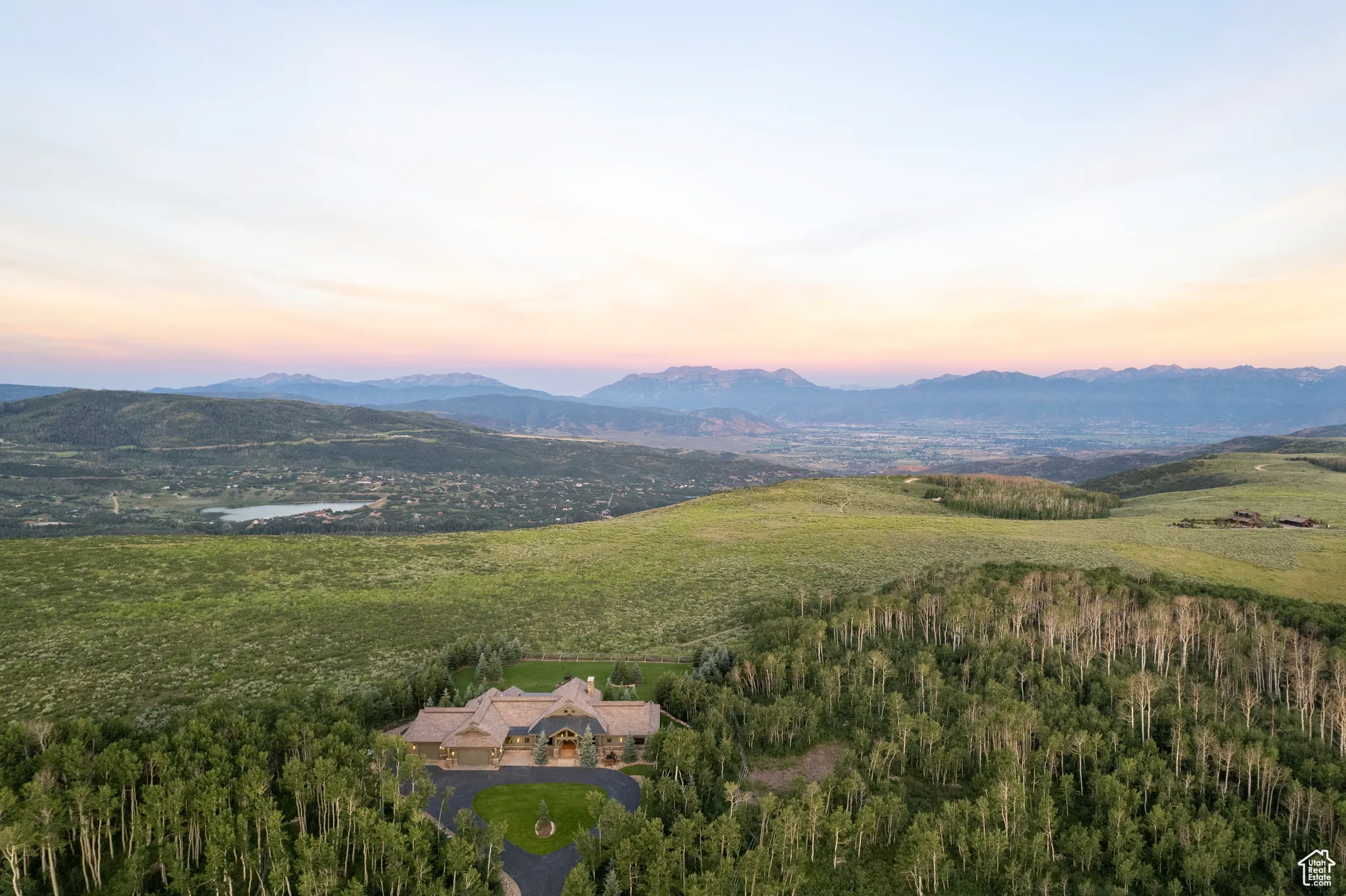 Exterior space featuring a mountain view