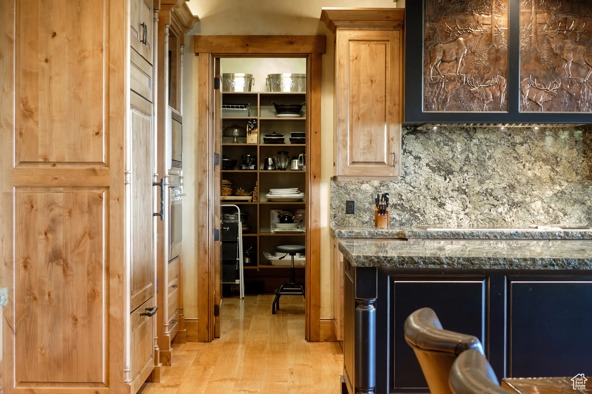 Interior space featuring light wood finished floors