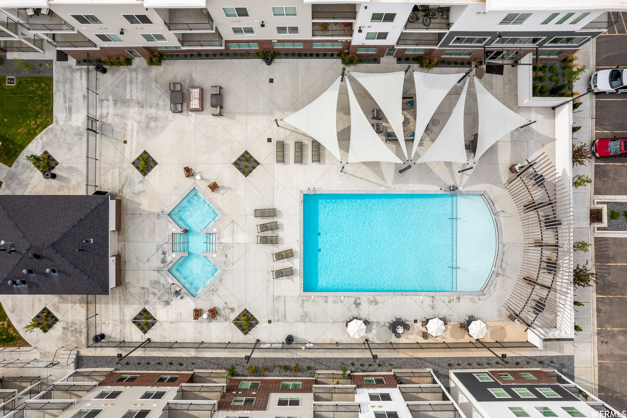 View of drone / aerial view