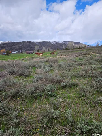 Property view of mountains with a rural view