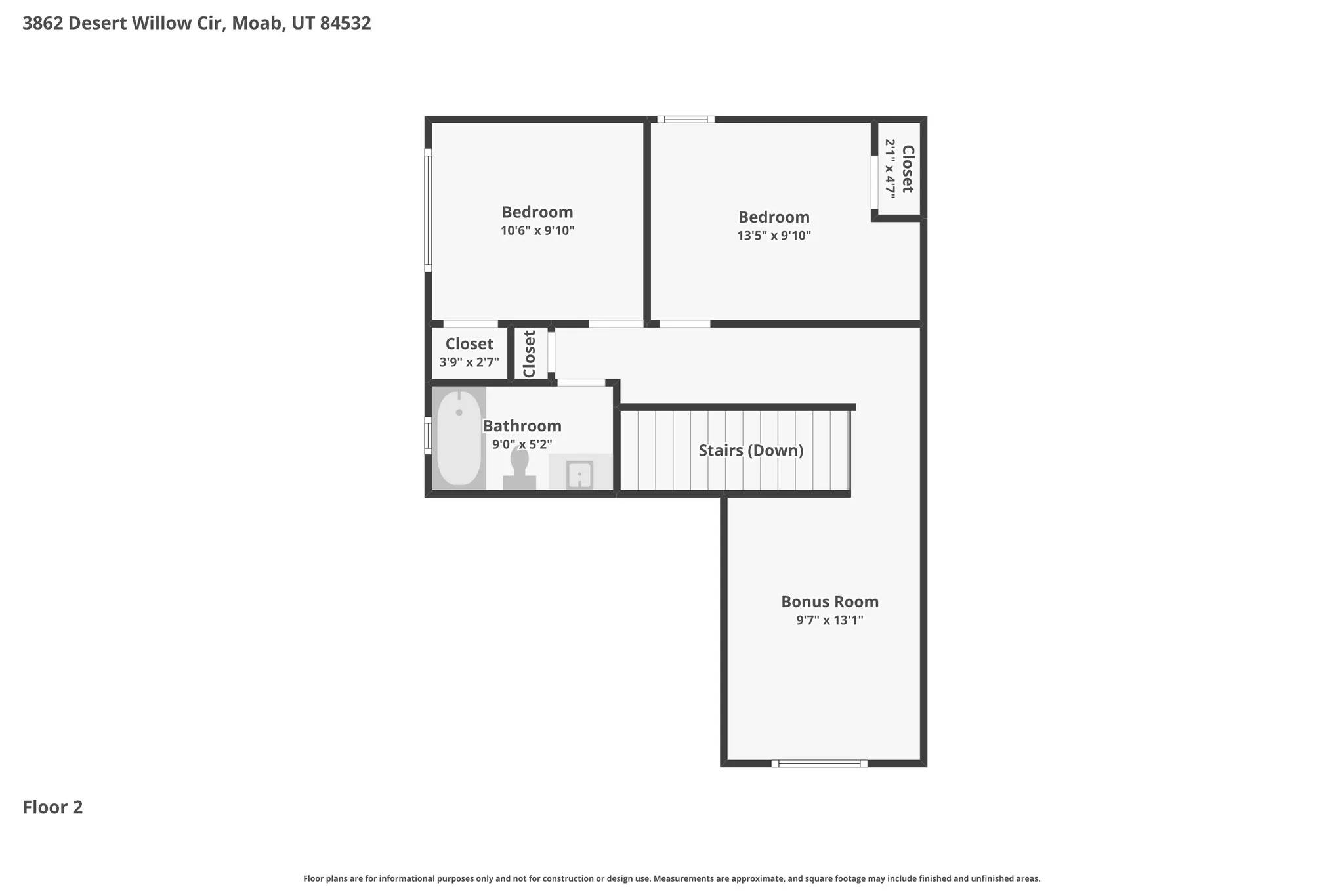 View of room layout