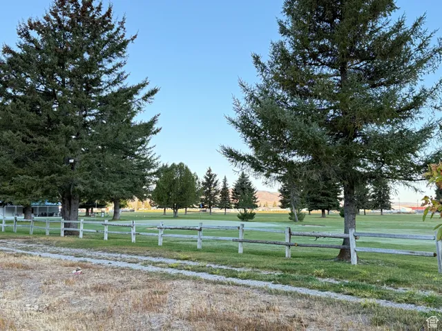 View of yard featuring a view of rural / pastoral area