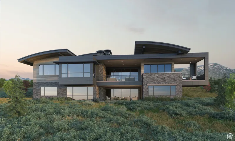 Exterior Rendering - Back of Home