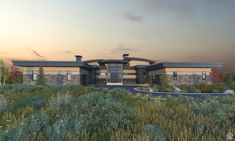 Exterior Rendering - Front of Home