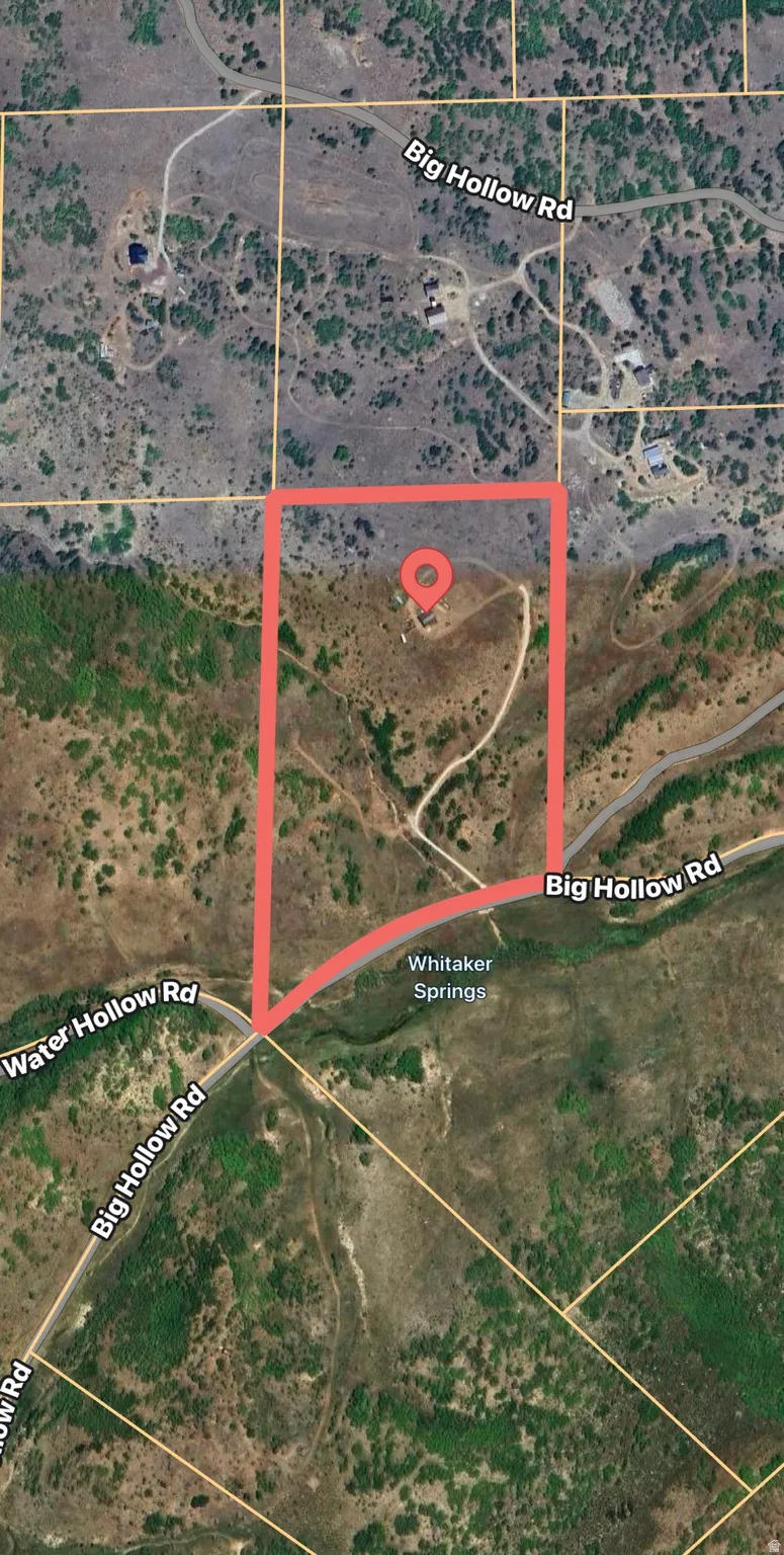 Map / location featuring property parcel outlined