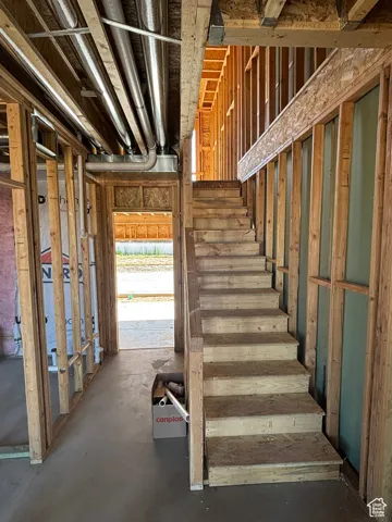 View of stairs