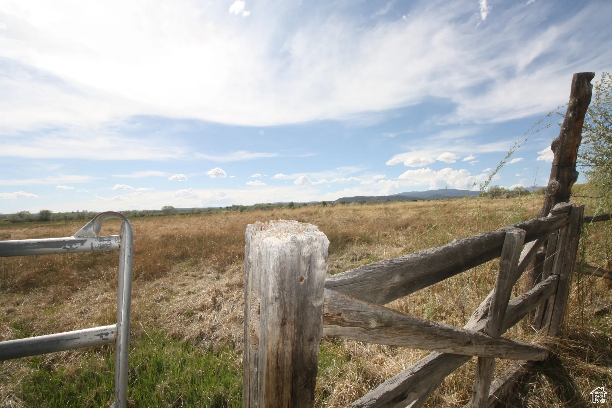 View of yard with a rural view