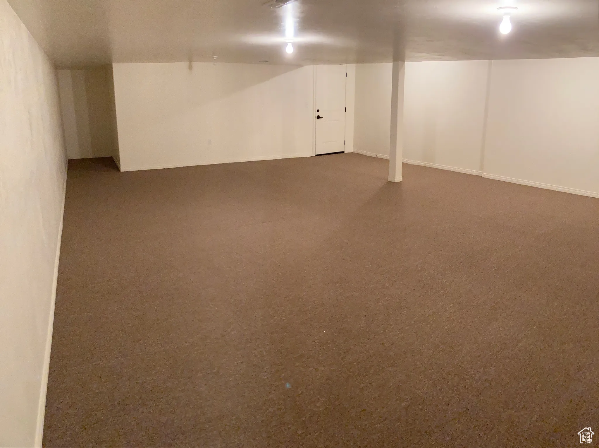 View of finished below grade area