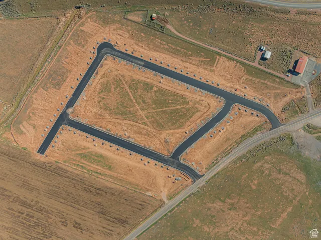 Aerial view featuring a rural view