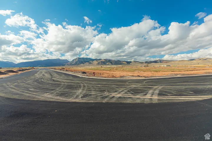 View of road featuring a mountain view