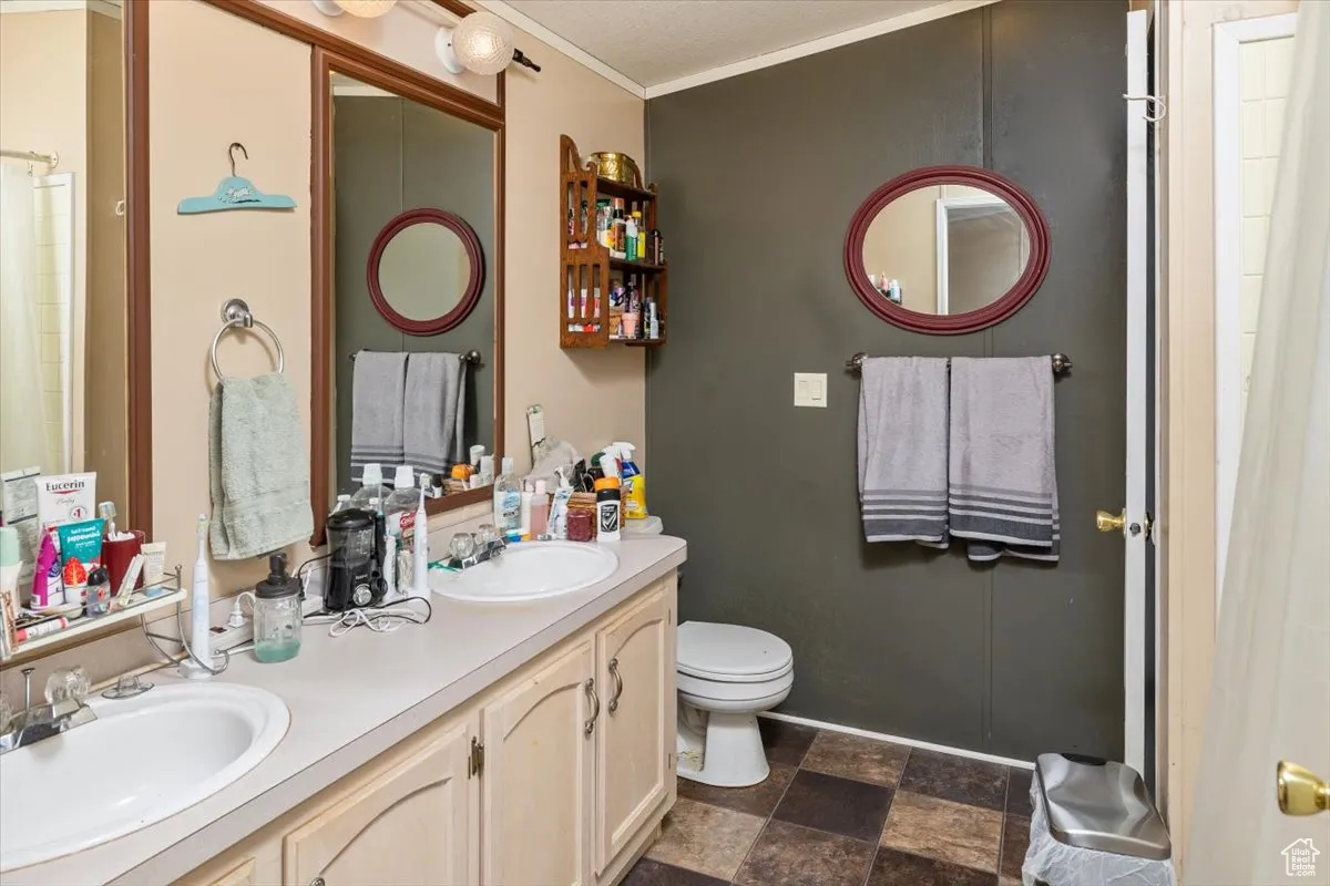 Unit A: Master Bathroom with double vanity
