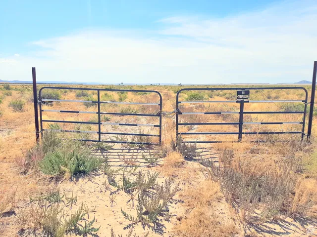 Gate to short air strip.