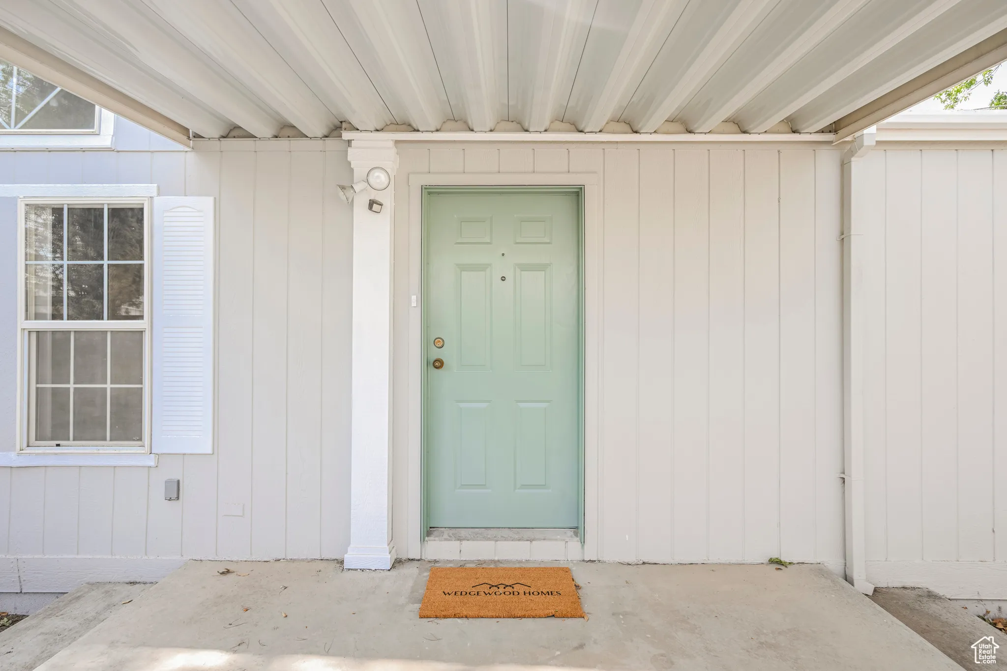 View of exterior entry