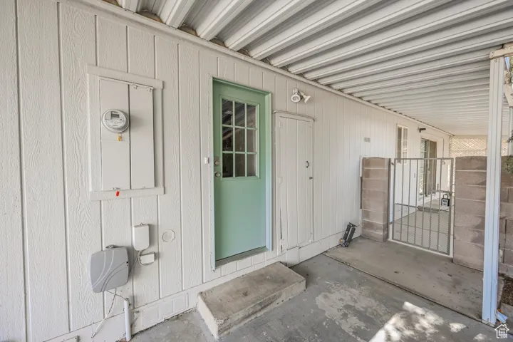 View of entrance to property
