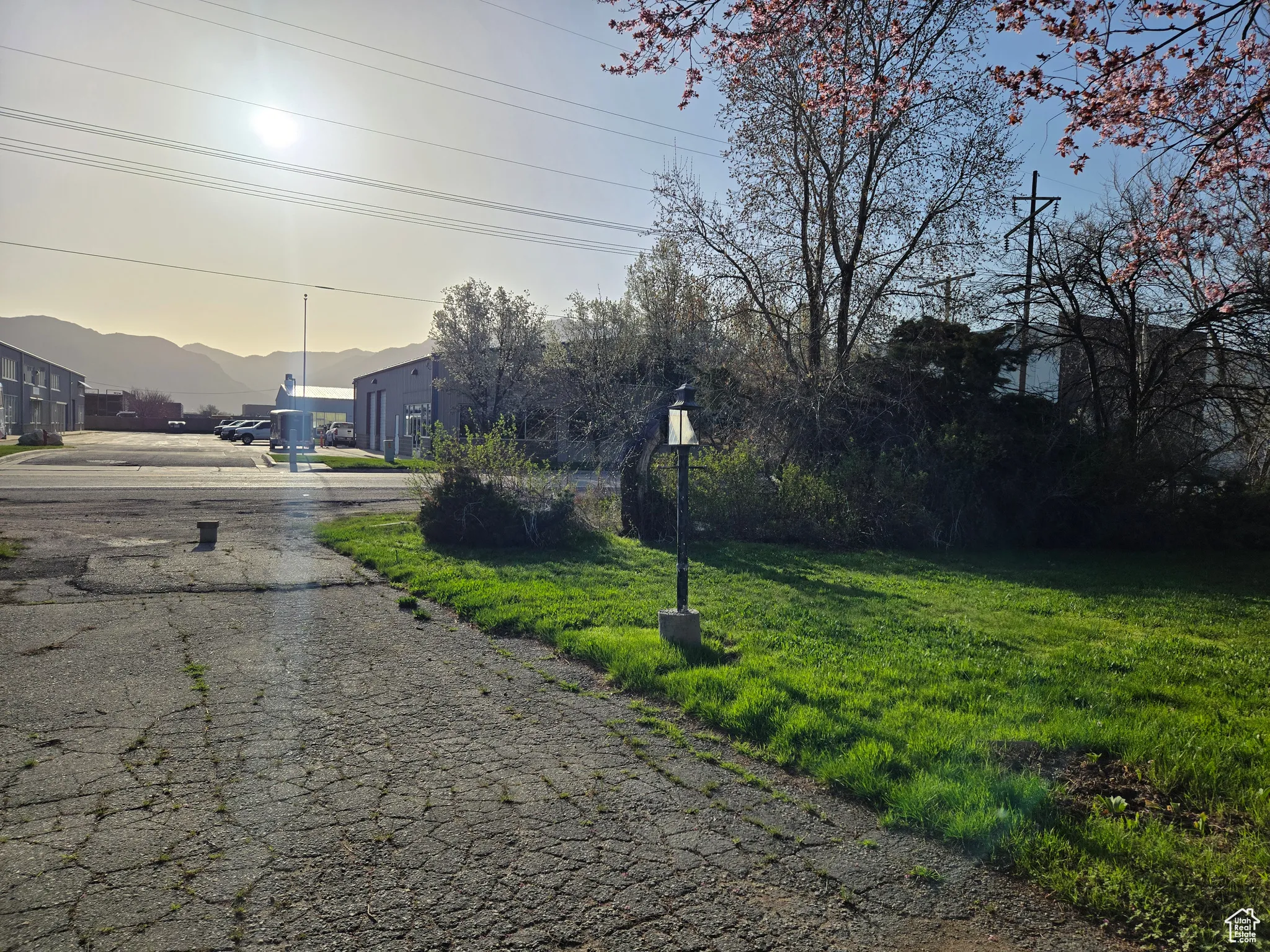 View of road with a mountain view