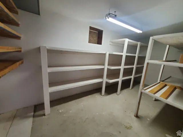 basement storage room