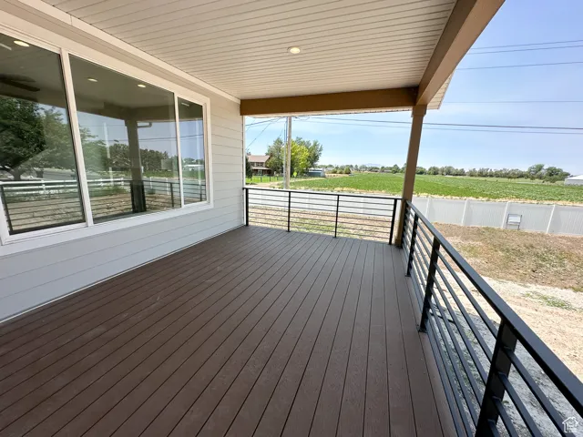 View of deck