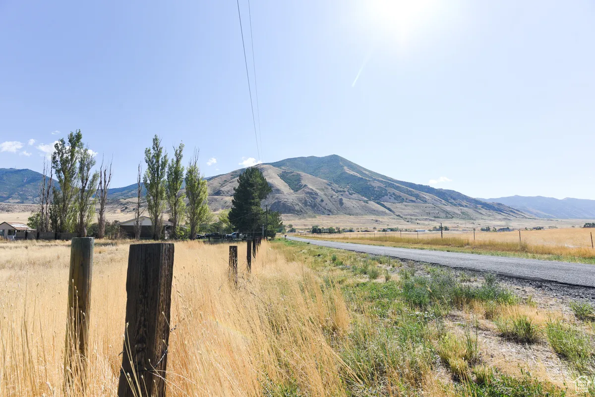 View of mountain feature with a rural view