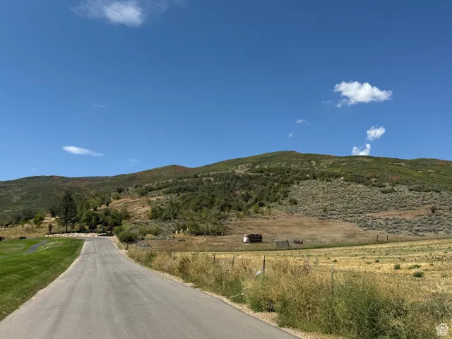 Mountain view with a rural view