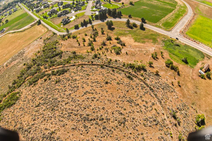 Aerial view featuring a rural view