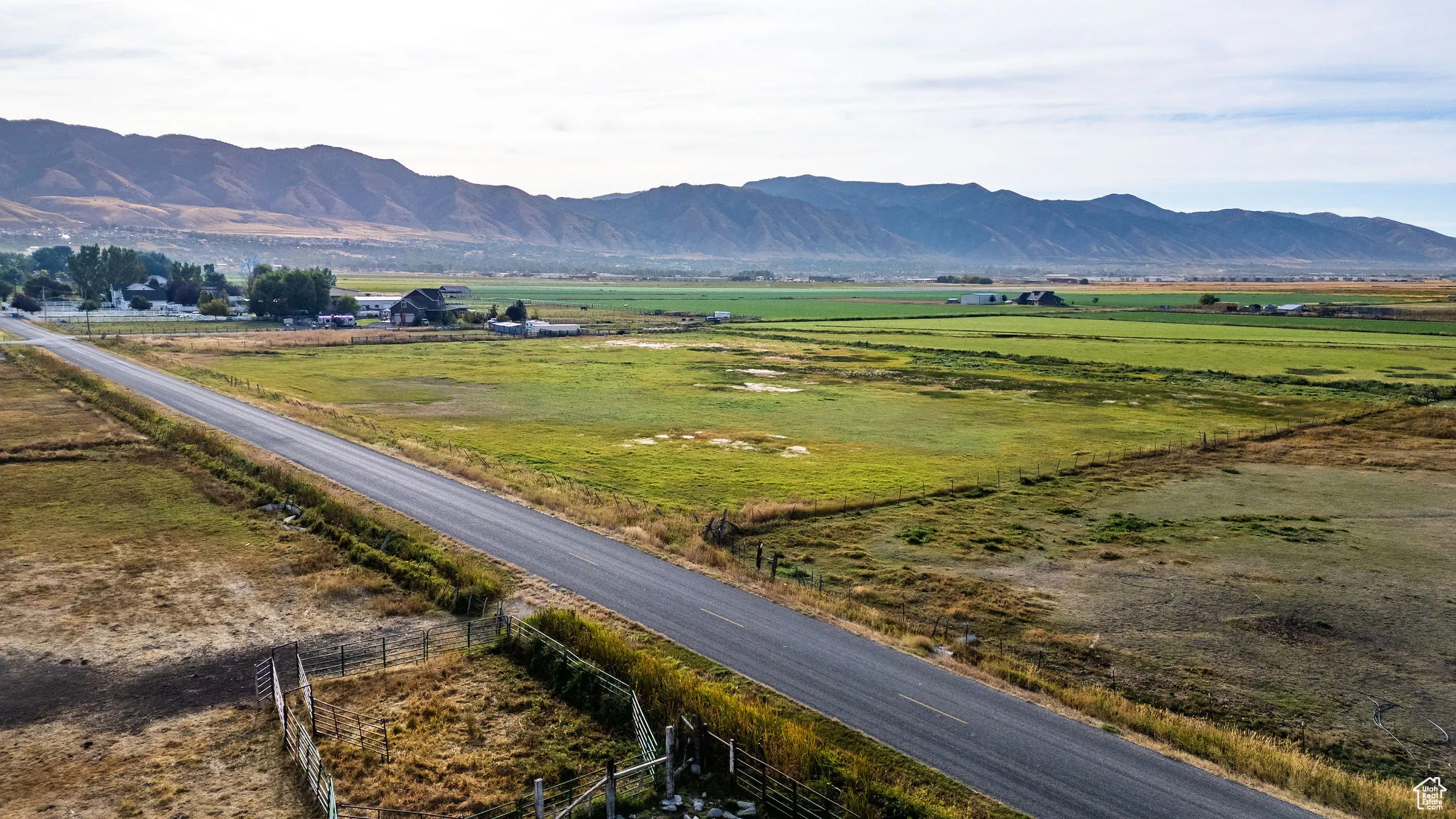Mountain view featuring a rural view