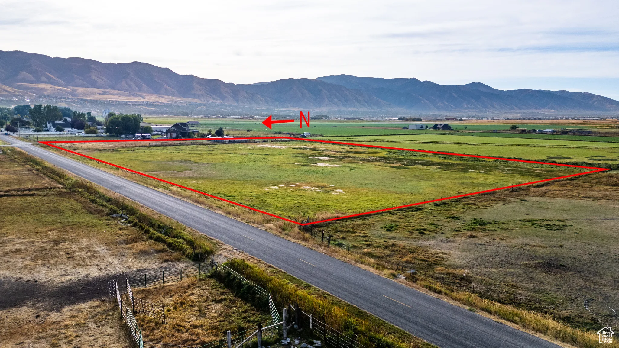 Property view of mountains with a rural view