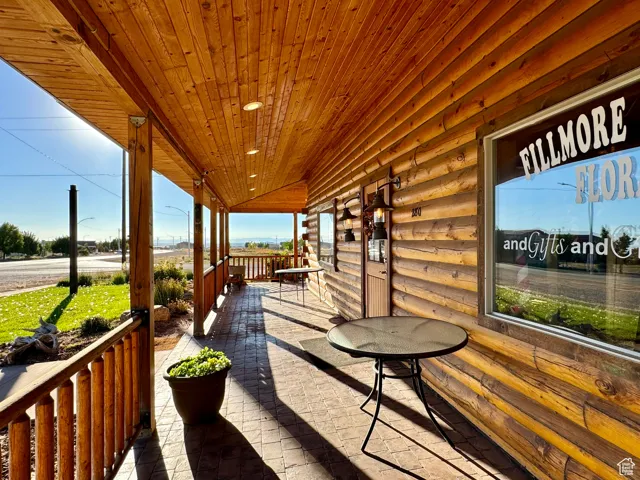 View of patio / terrace with a porch
