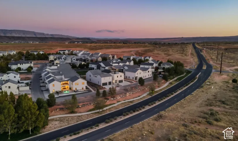 The resort at dusk, minutes from Sand Hollow State Park and the sand dunes.