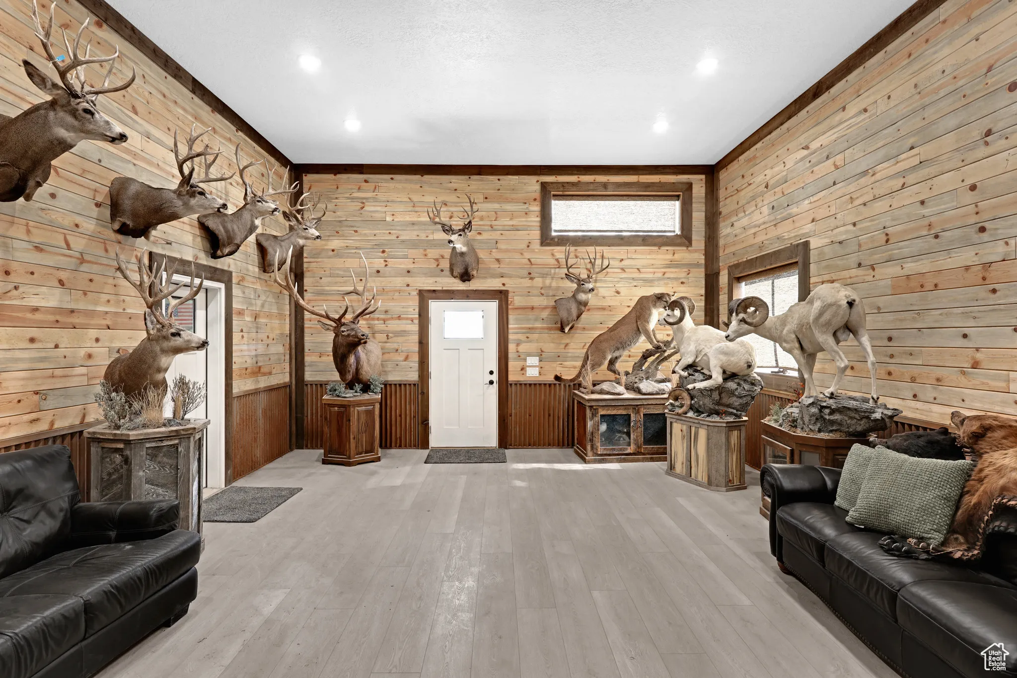 Living room entrance to indoor arena