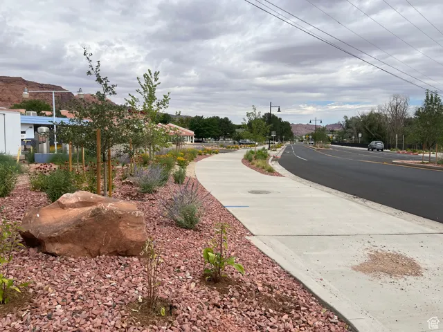 New landscaping along Kane Creek Blvd
