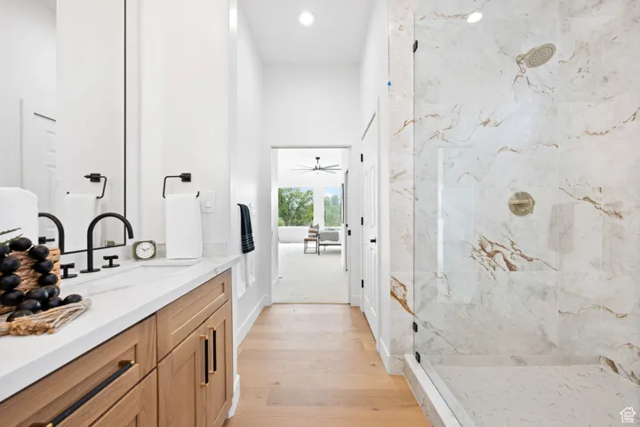 Master bathroom.