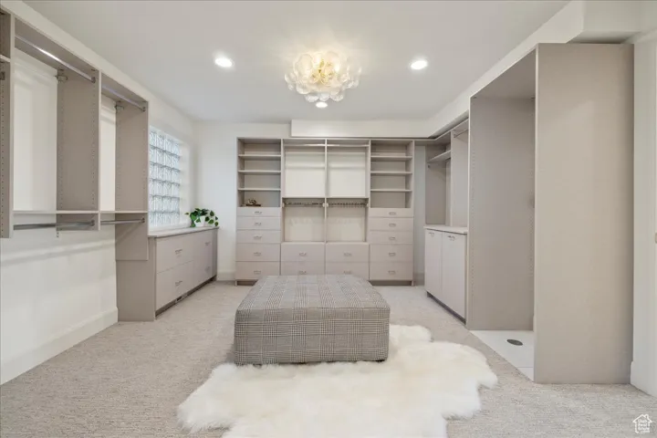 Primary closet