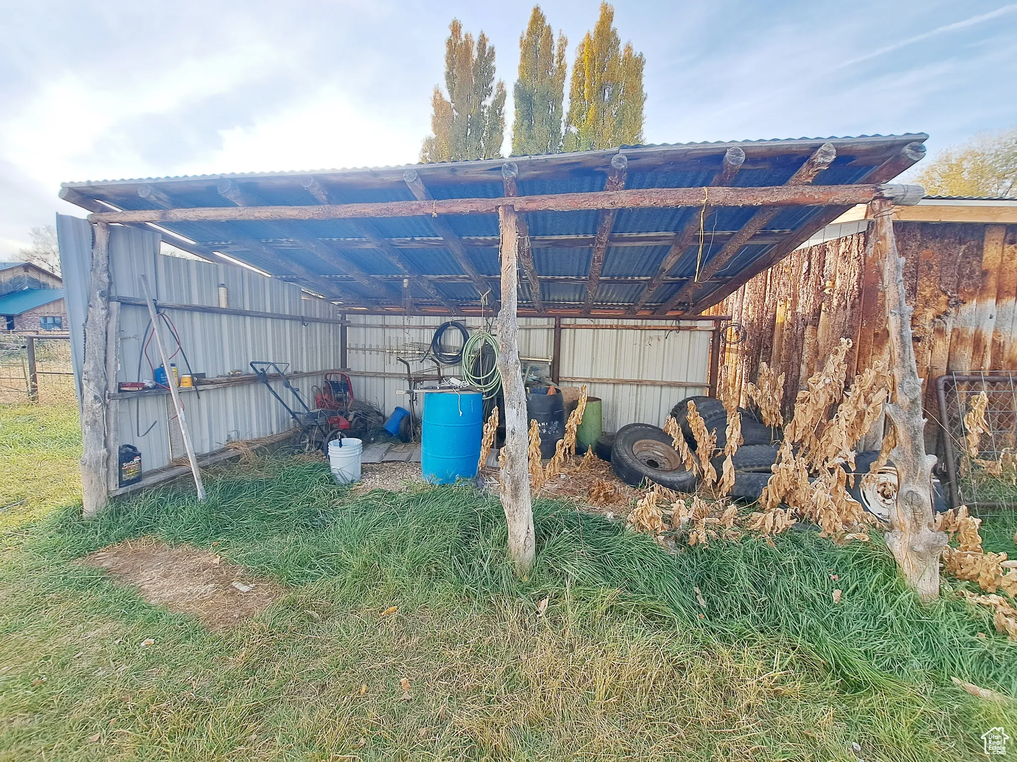 View of outbuilding
