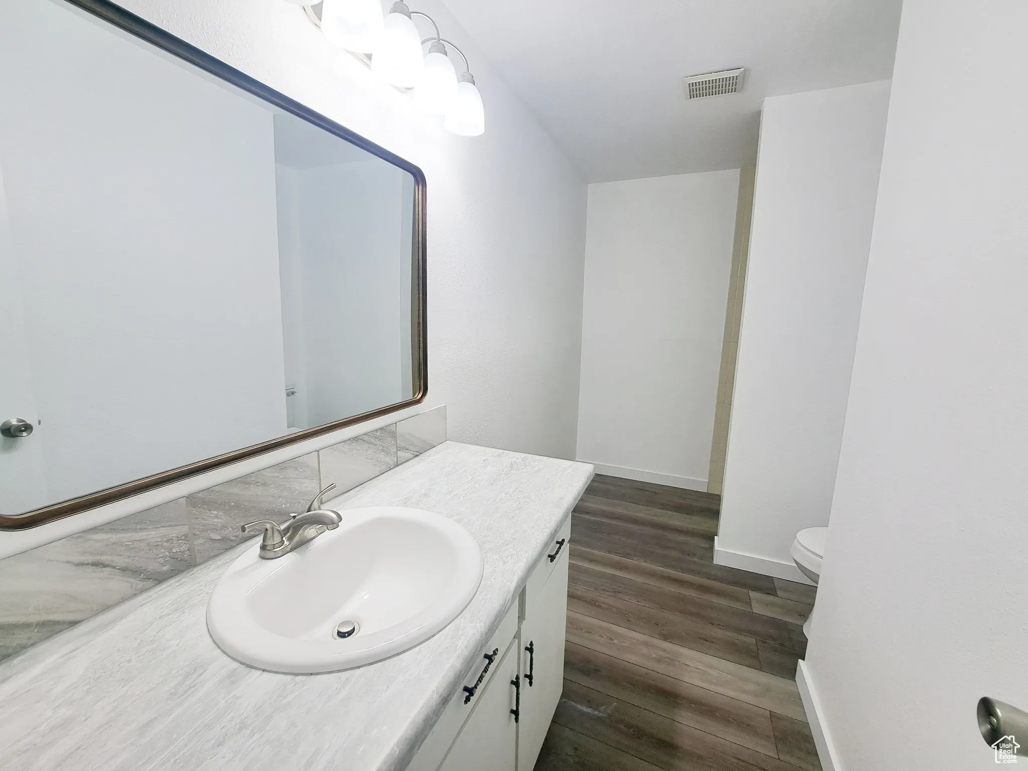 Bathroom 2, New Paint, New toilet,  New vanity, New Lighting, New Countertops