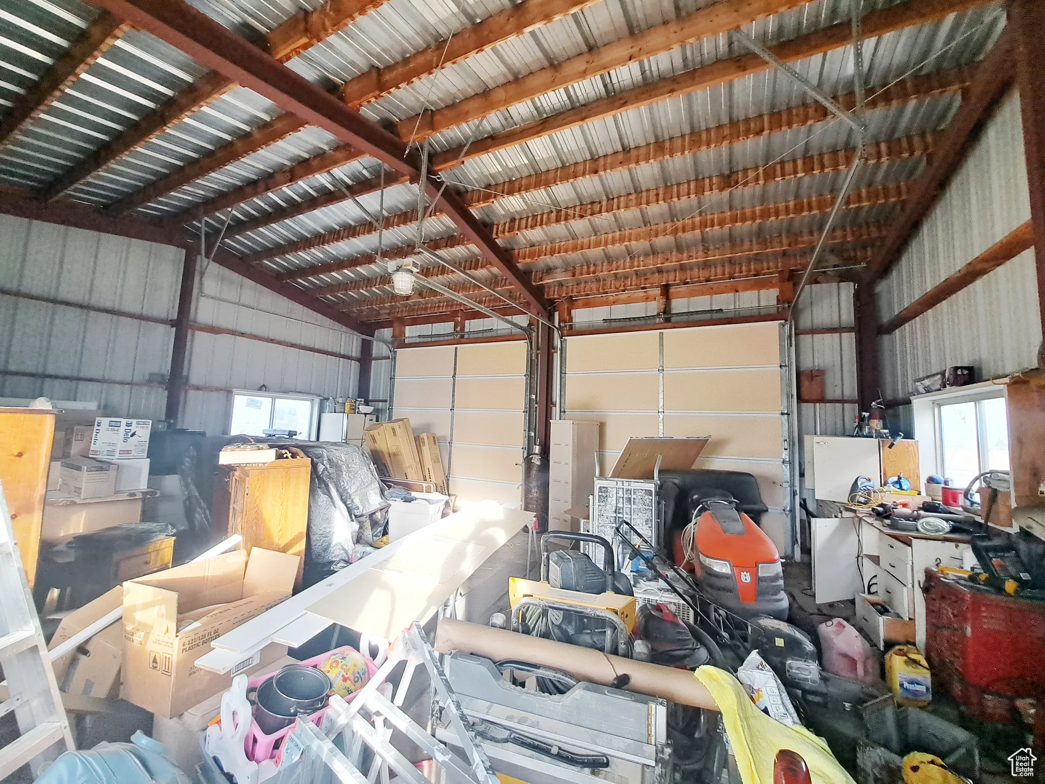 View of Detached Shop/Garage. Will be cleaned out.