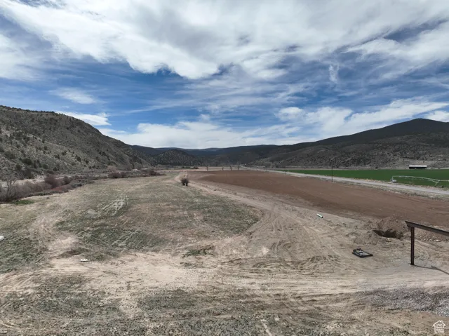 View of mountain feature with a rural view