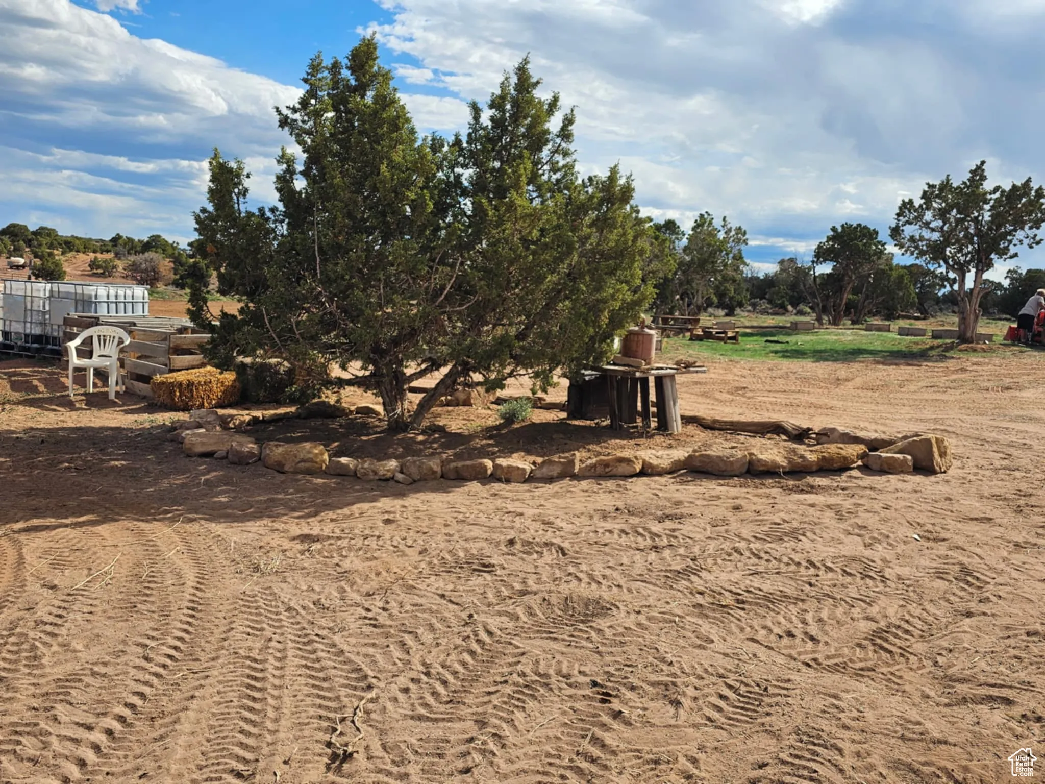 View of yard featuring a view of rural / pastoral area