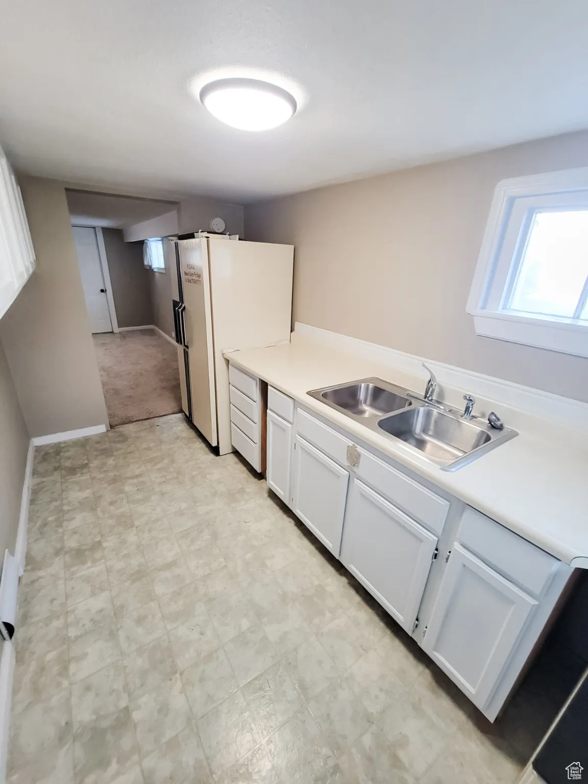 Basement apartment kitchen