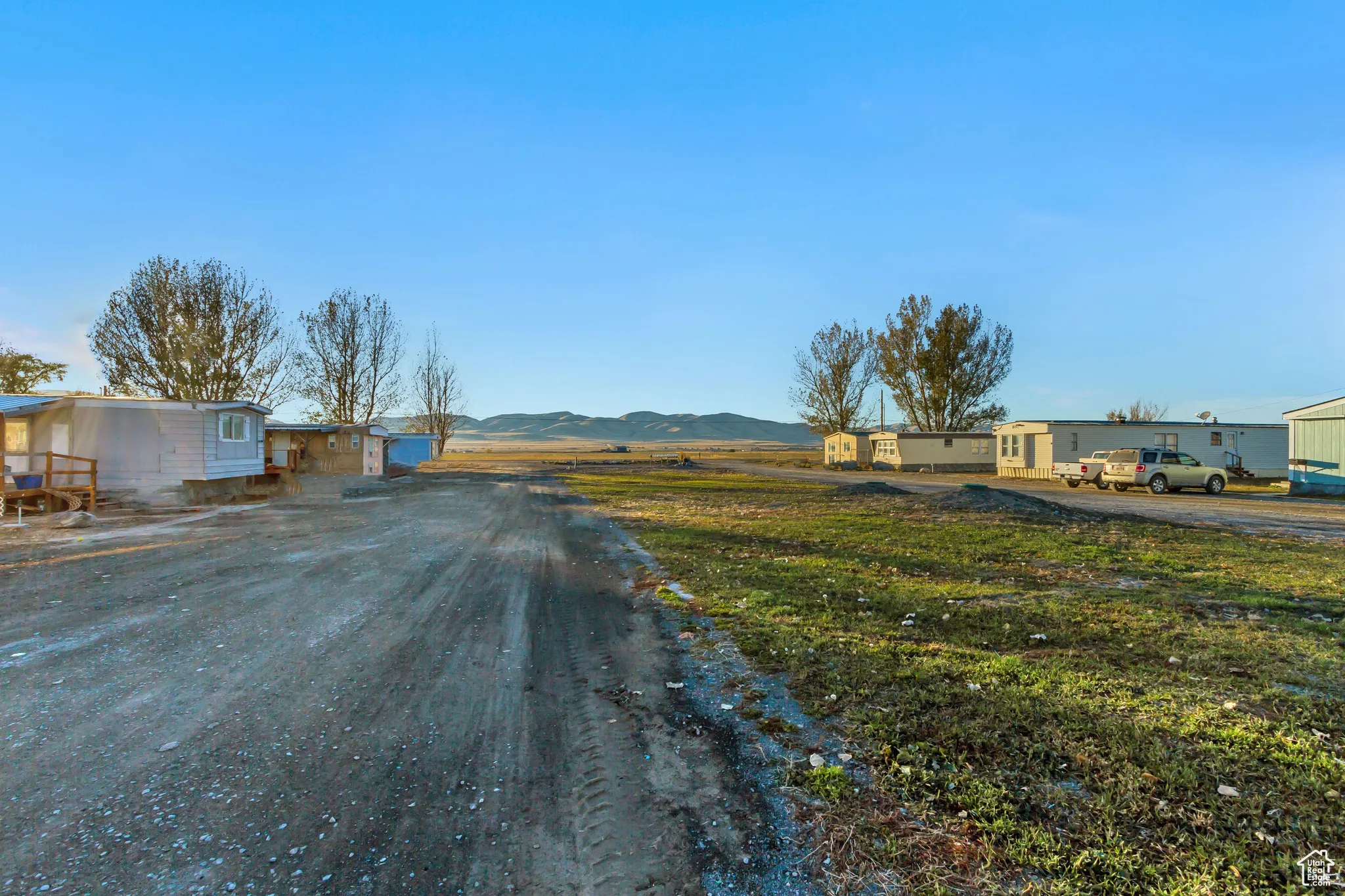 View of street featuring a mountain view