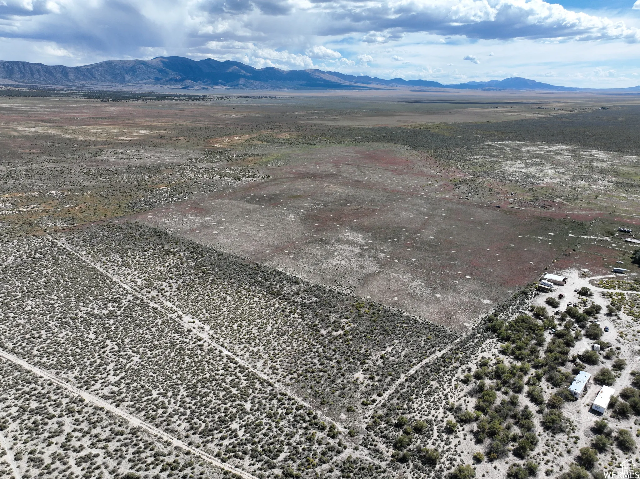 Exterior space featuring a mountain view