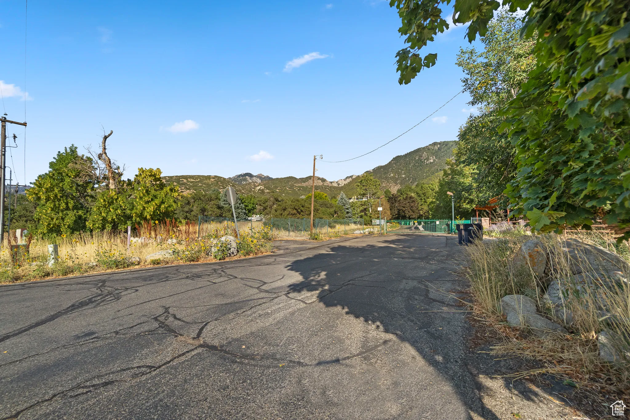 View of road with a mountain view