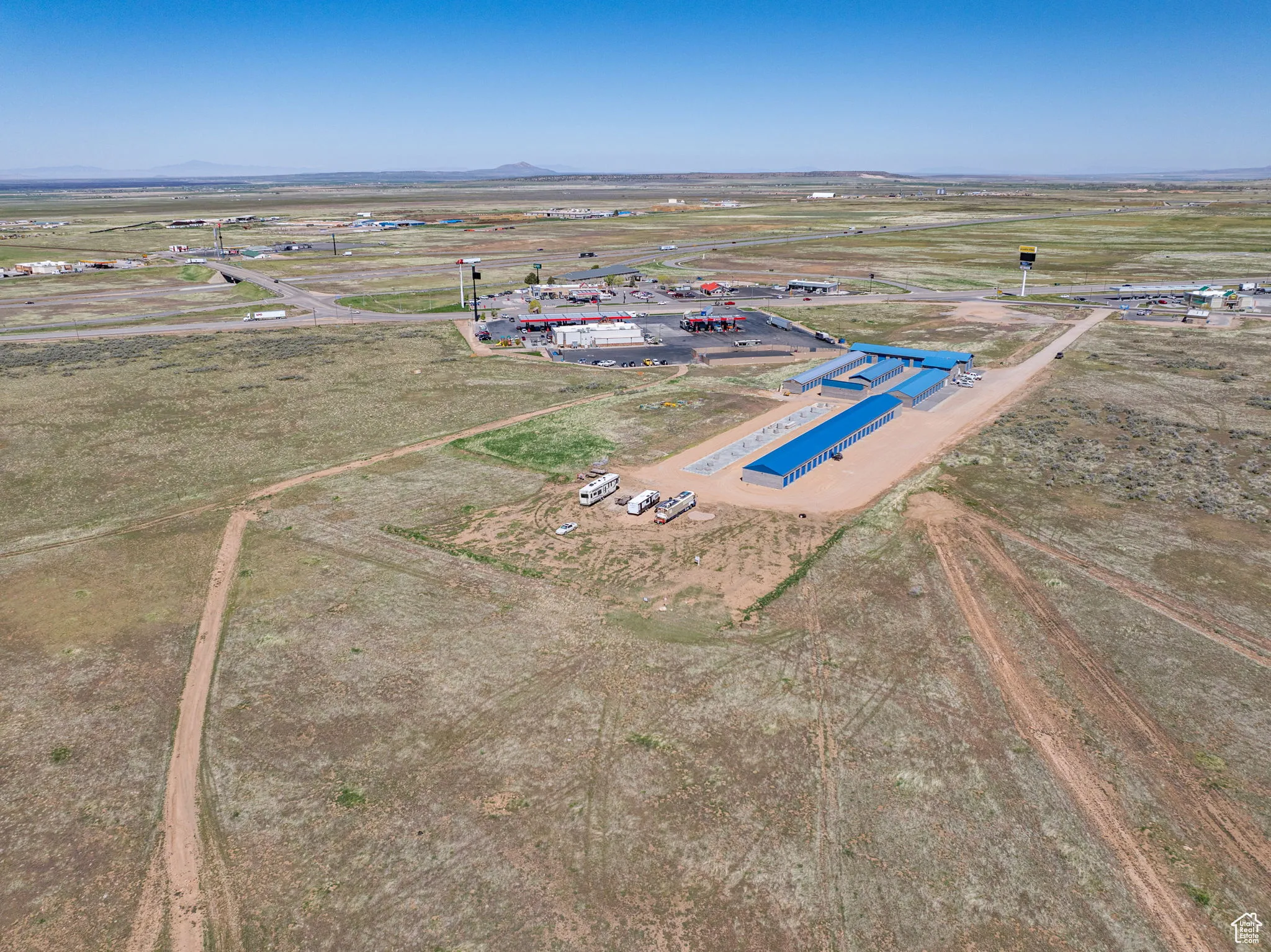 Bird's eye view of mountains