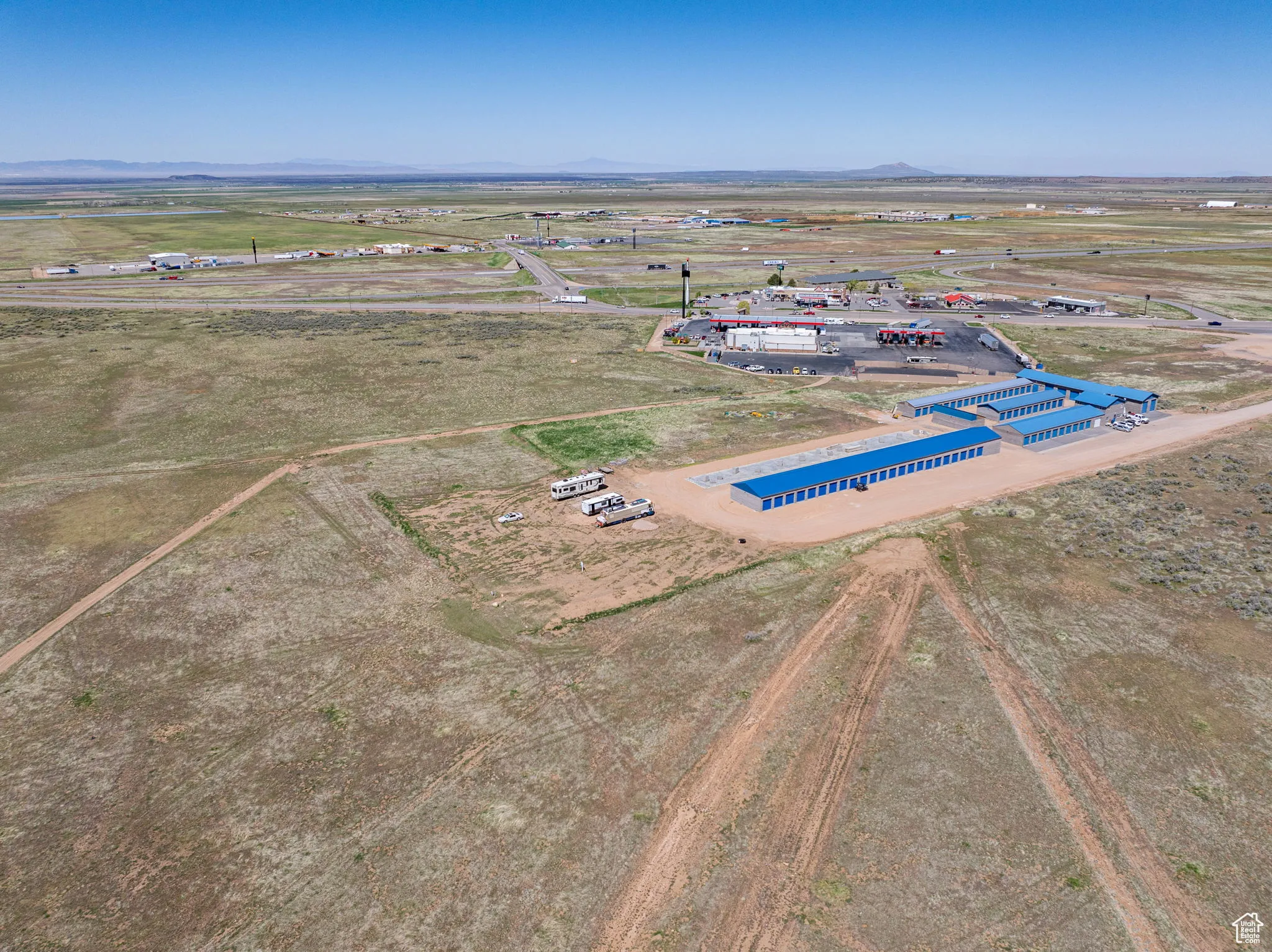 View of rural area with a mountain backdrop