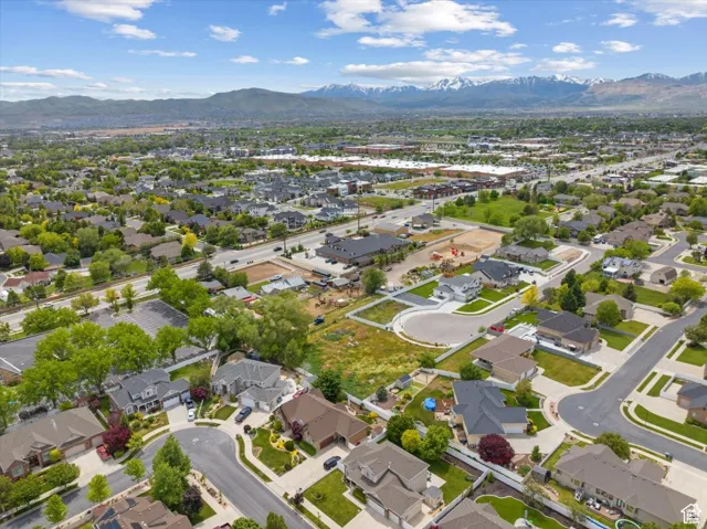 Bird's eye view featuring a mountain view