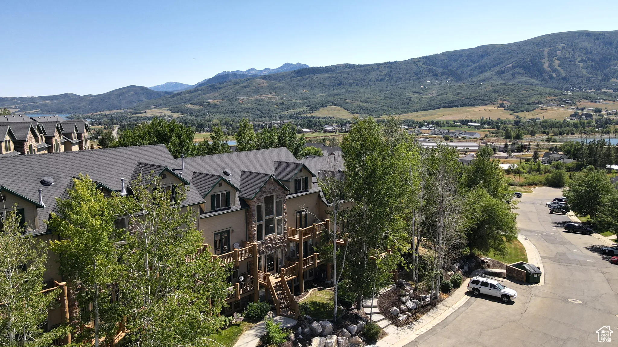 View of mountain background